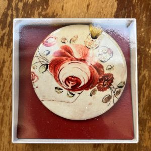 Ornament No 2 Rose - based on Hanna's town's archeological found